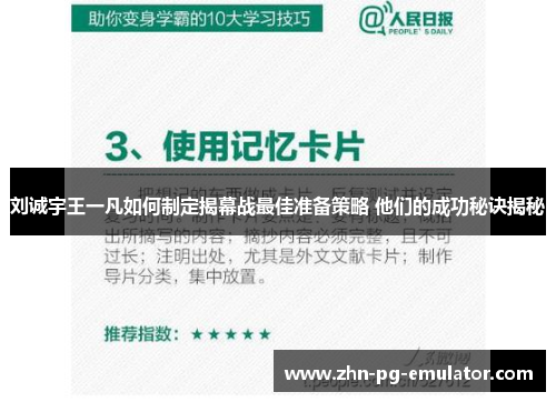 刘诚宇王一凡如何制定揭幕战最佳准备策略 他们的成功秘诀揭秘 刘诚宇王一凡如何制定揭幕战最佳准备策略 他们的成功秘诀揭秘