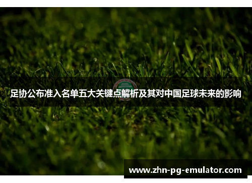 足协公布准入名单五大关键点解析及其对中国足球未来的影响 足协公布准入名单五大关键点解析及其对中国足球未来的影响
